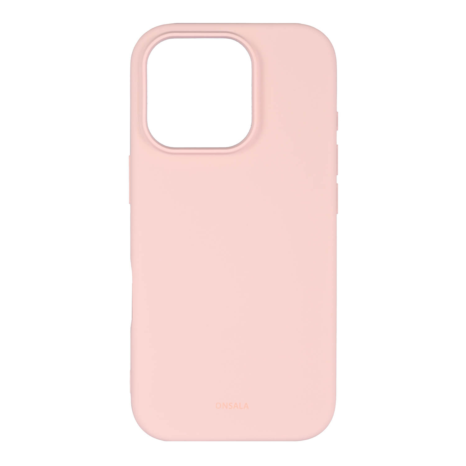 Onsala Phone Case with Silicone Feel Chalk Pink - iPhone 16 Pro – image 1
