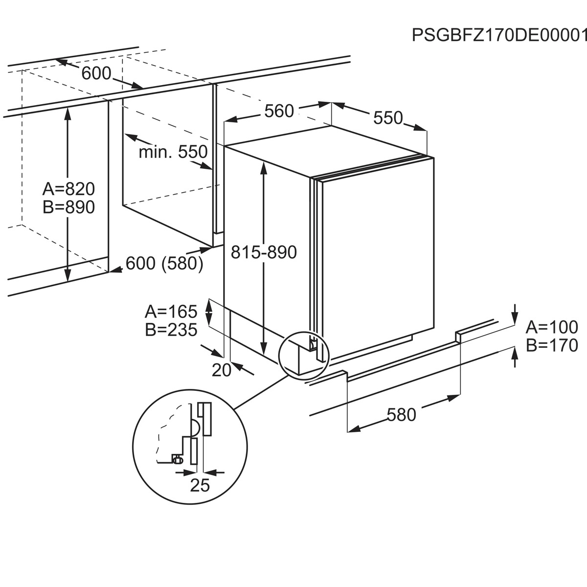 Electrolux KXB2AE82S fridge Built-in – image 2