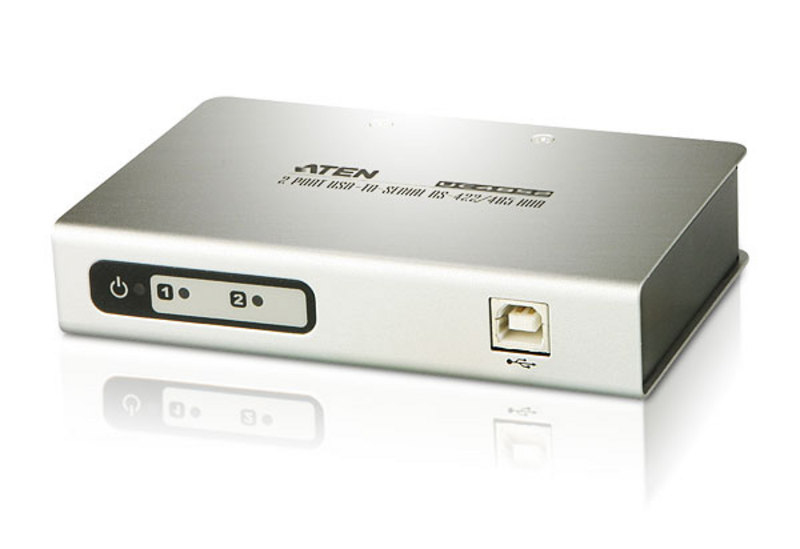 ATEN UC4852-AT laptop dock/port replicator USB 2.0 Type-B Silver – image 1
