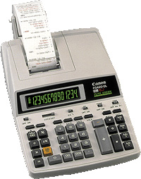 Canon P3420DL calculator Printing Grey