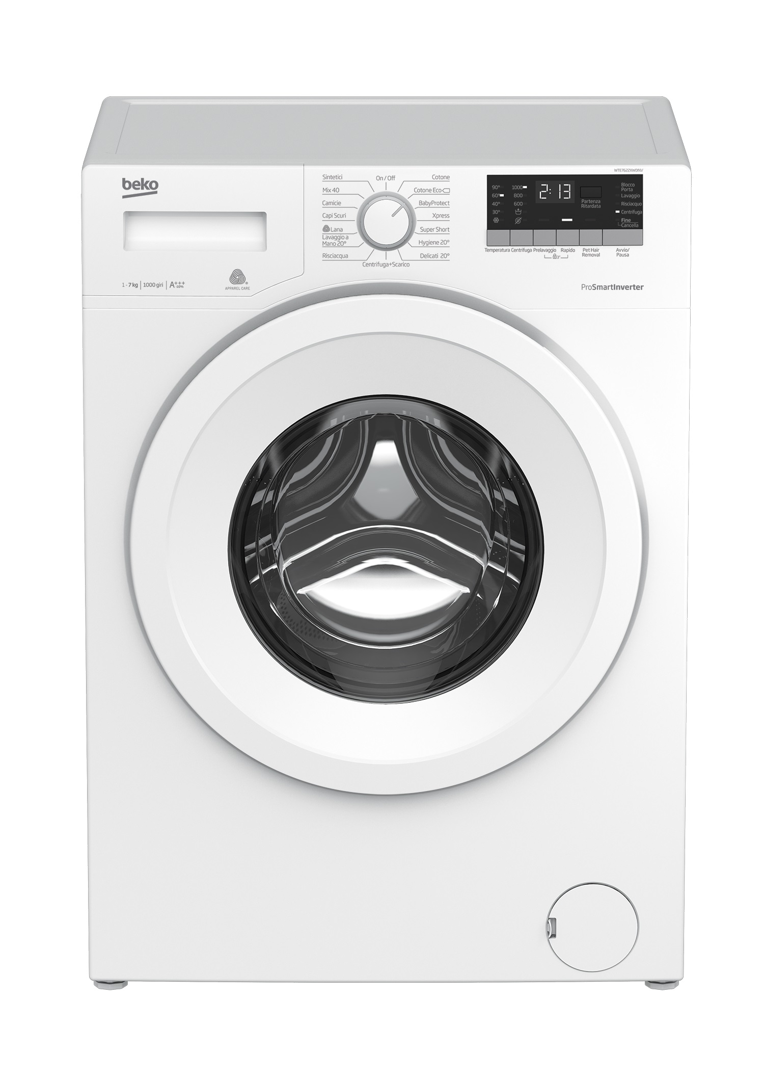 Beko WTE7622XW0INV washing machine Front-load