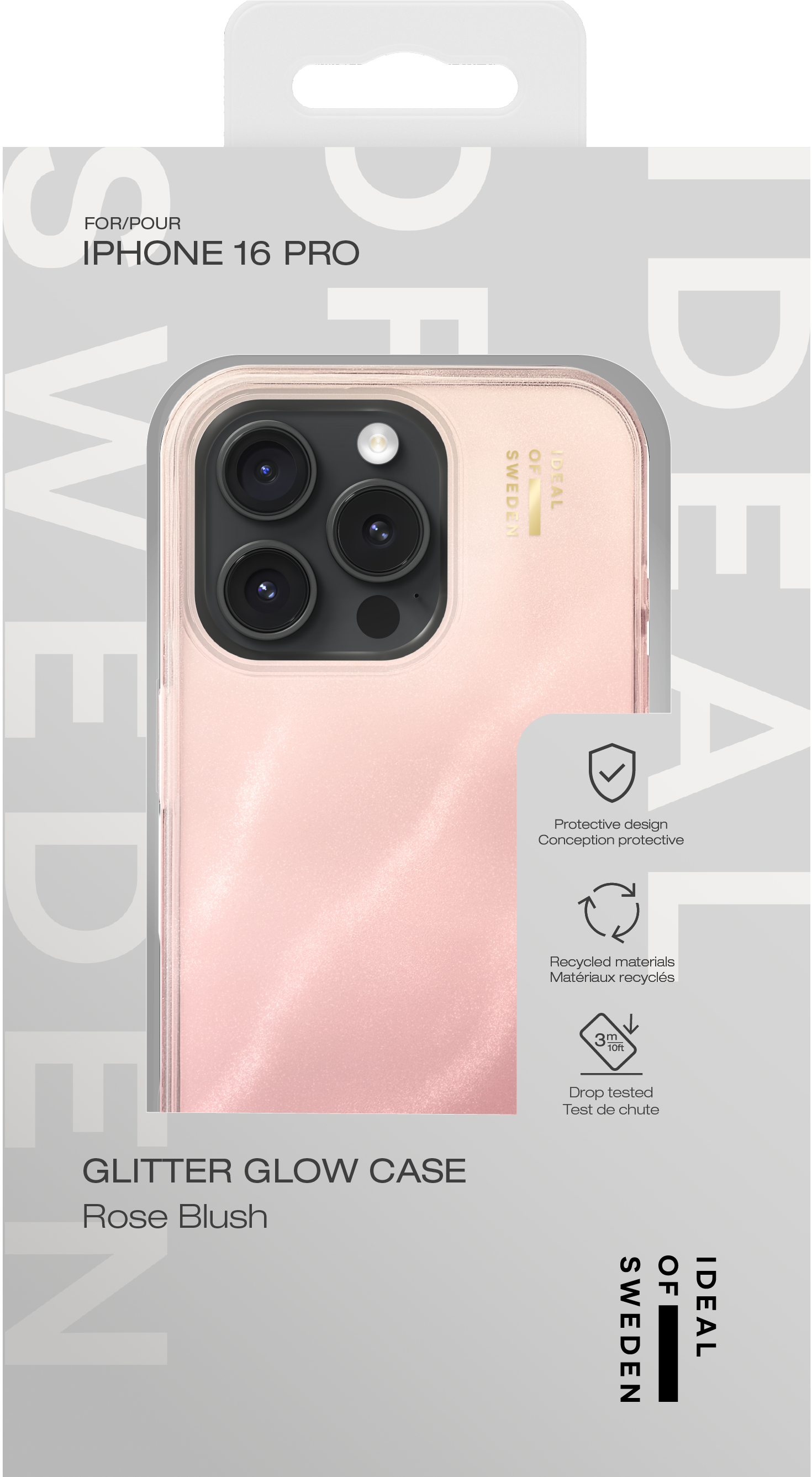 iDeal of Sweden Clear Case iPhone 16 Pro Rose Blush – image 4