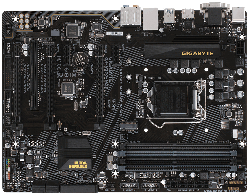 GIGABYTE GA-H270-HD3 motherboard Intel® H270 LGA 1151 (Socket H4) ATX – image 5