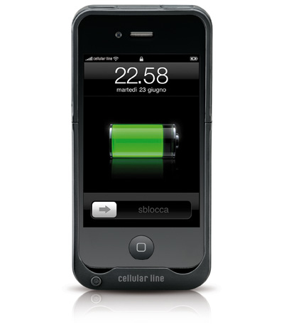 Cellularline Powercase mobile phone case Cover Black – image 2