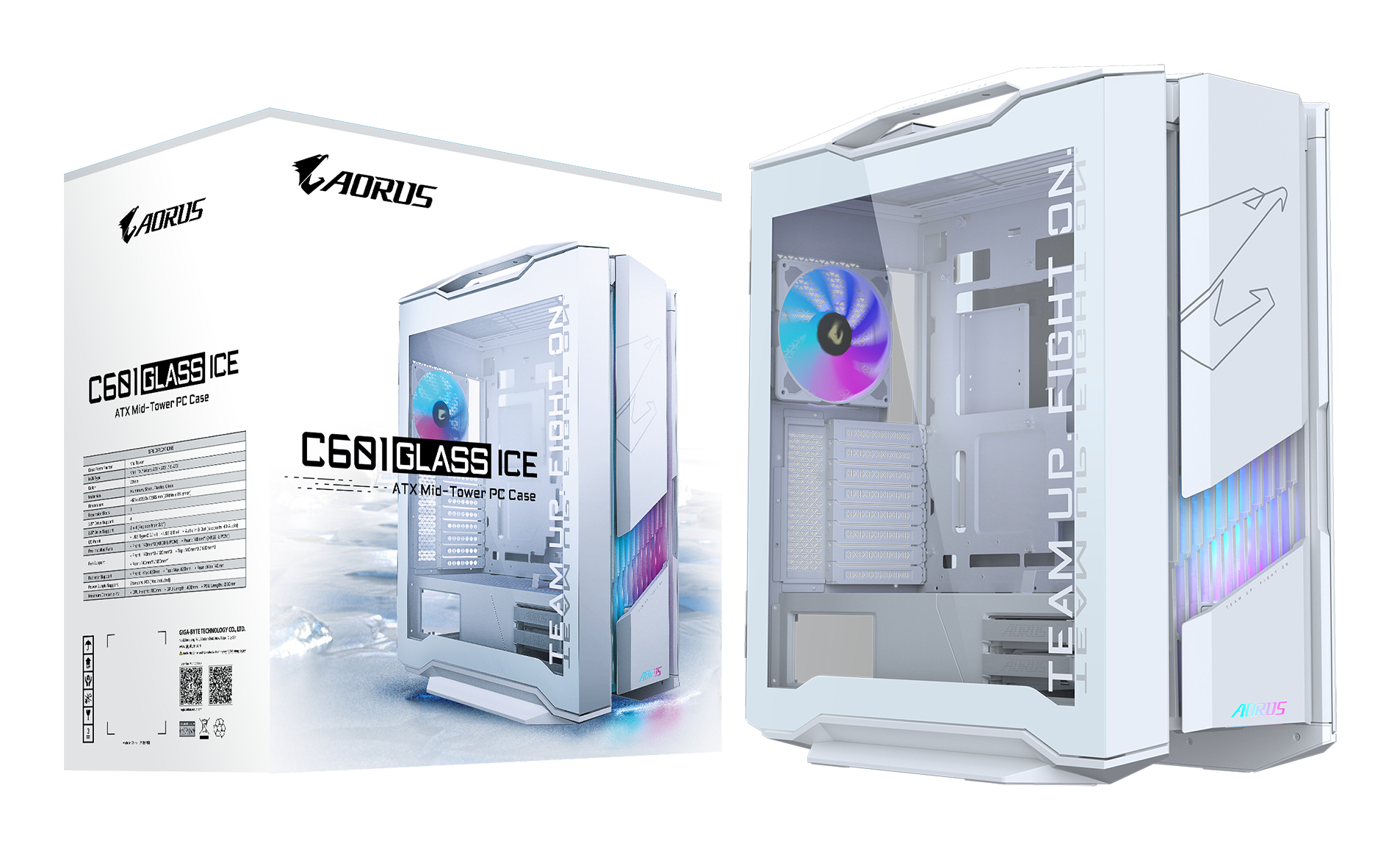 GIGABYTE AORUS C601 GLASS ICE GLOBAL – image 3