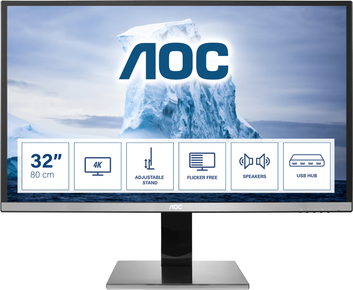 AOC 77 Series U3277PWQU computer monitor – image 1