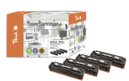 Peach PT532 toner cartridge 4 pc(s) Black, Cyan, Magenta, Yellow