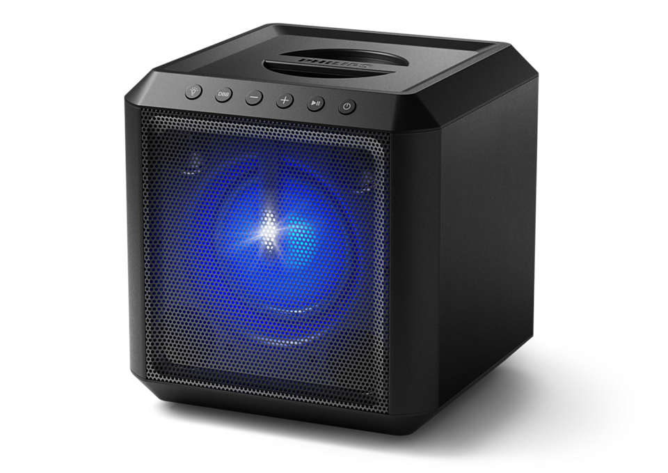 4000 series TAX4207/10 portable/party speaker 2.1 portable speaker system Black