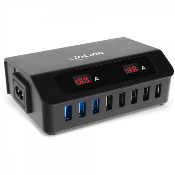 InLine 66764 mobile device charger MP3, Mobile phone, Smartphone, Tablet Black AC Indoor