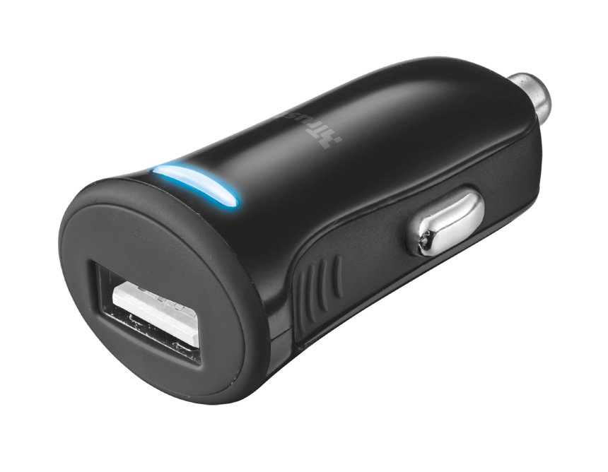 Trust 20570 mobile device charger MP3, Smartphone Black Cigar lighter Auto – image 1