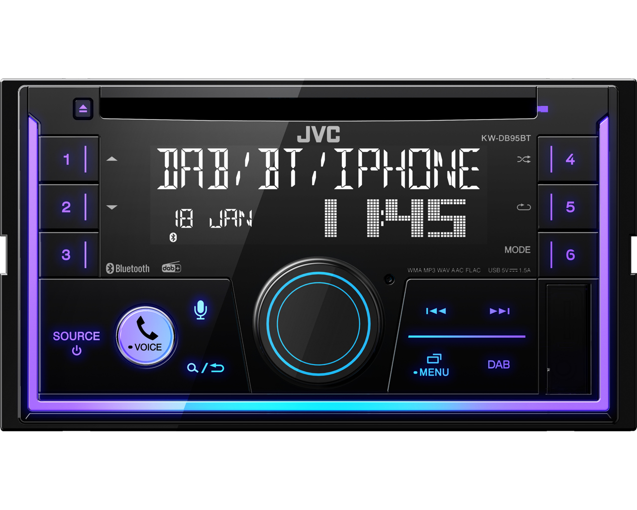 JVC KW-DB95BT Black – image 2
