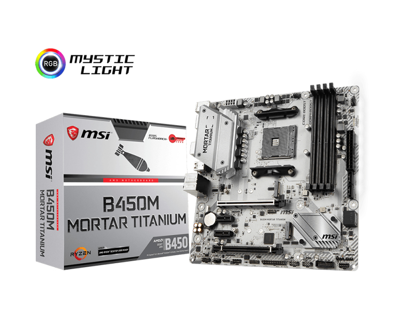 MSI B450M MORTAR TITANIUM