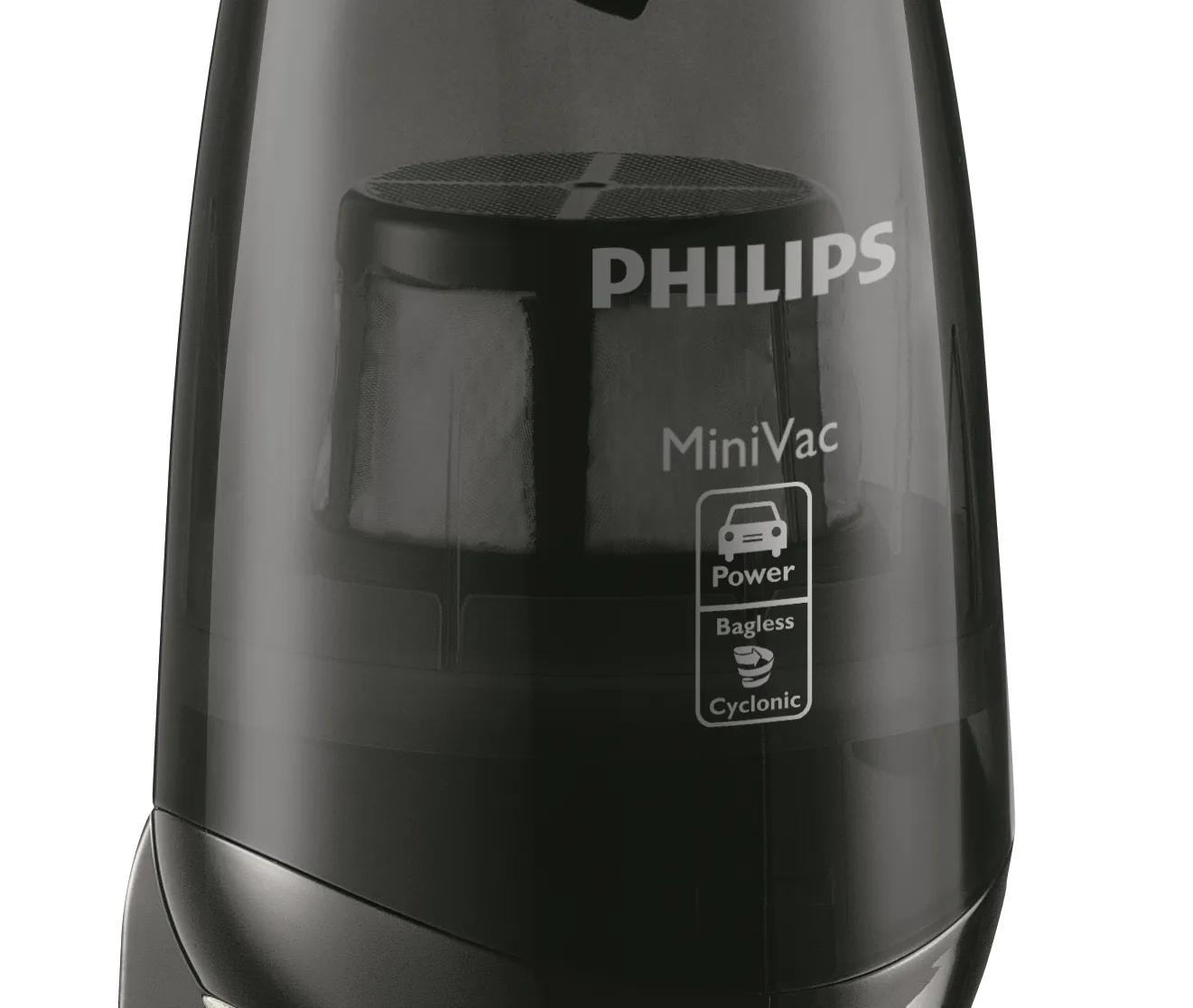 Philips MiniVac FC6141/01R1 handheld vacuum Black Bagless – image 7
