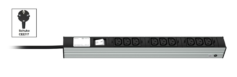 Vertiv Knürr DIS Rack PDU, IEC320, 0U/1U, input Schuko – image 2
