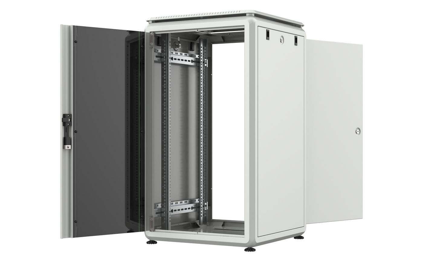 Lanview RDL20U66WH rack cabinet 20U Freestanding rack White – image 2