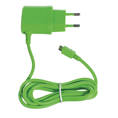 Celly TCMICROG mobile device charger Mobile phone Green AC Indoor