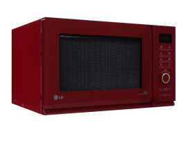 LG MS-2587ARR microwave Red – image 2