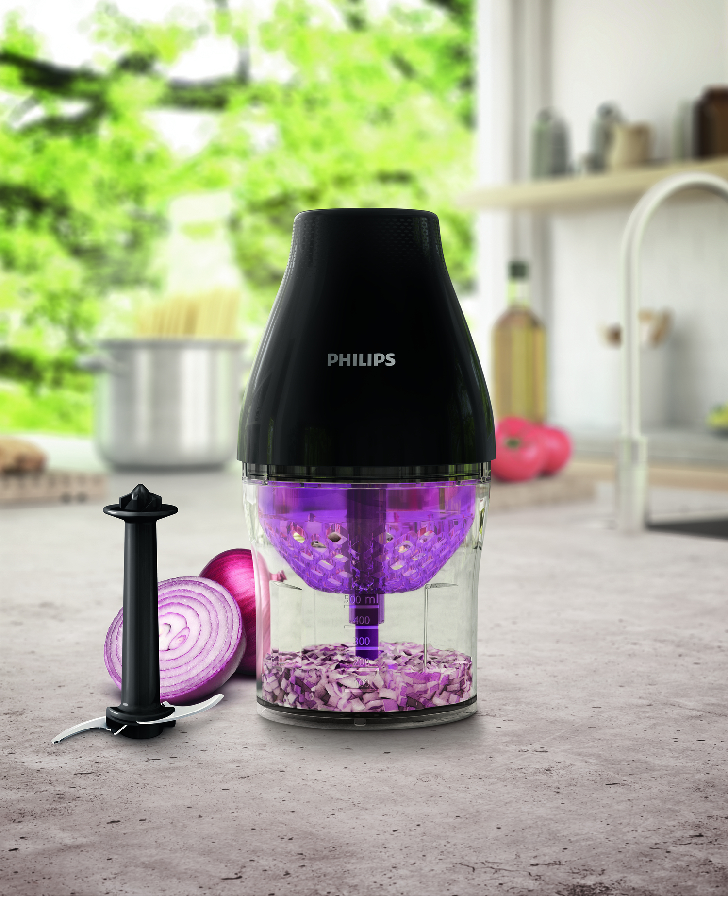 Philips HR2509/95 electric food chopper – image 2