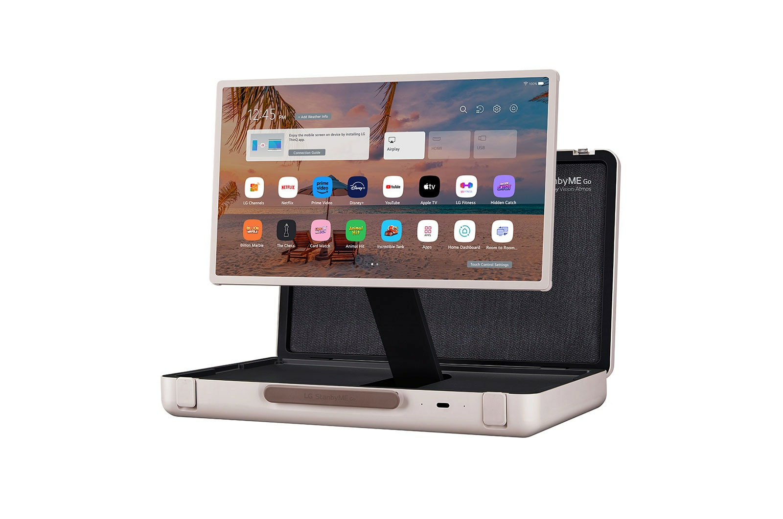 LG 27LX5QKNA.APD portable TV/monitor Portable monitor Aluminium – image 1
