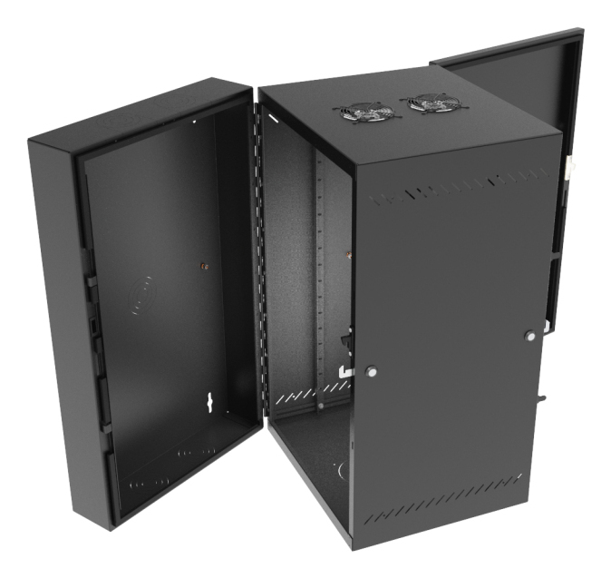 Vertiv GL36WMS-B-AF rack cabinet 19U Wall mounted rack Black – image 4