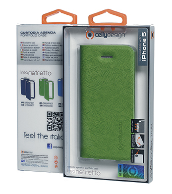 Celly CRISAIP502 mobile phone case Folio Green – image 4