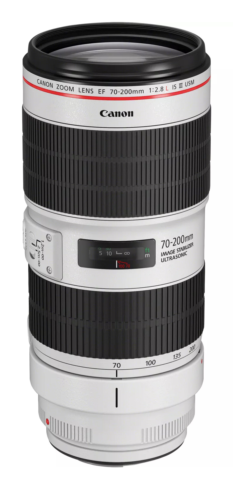 Canon EF 70-200 mm F/2.8L IS III USM Camera Lenses, Black/White – image 2