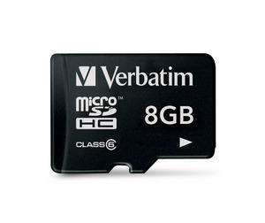 Verbatim Micro SDHC 8GB - Class 6