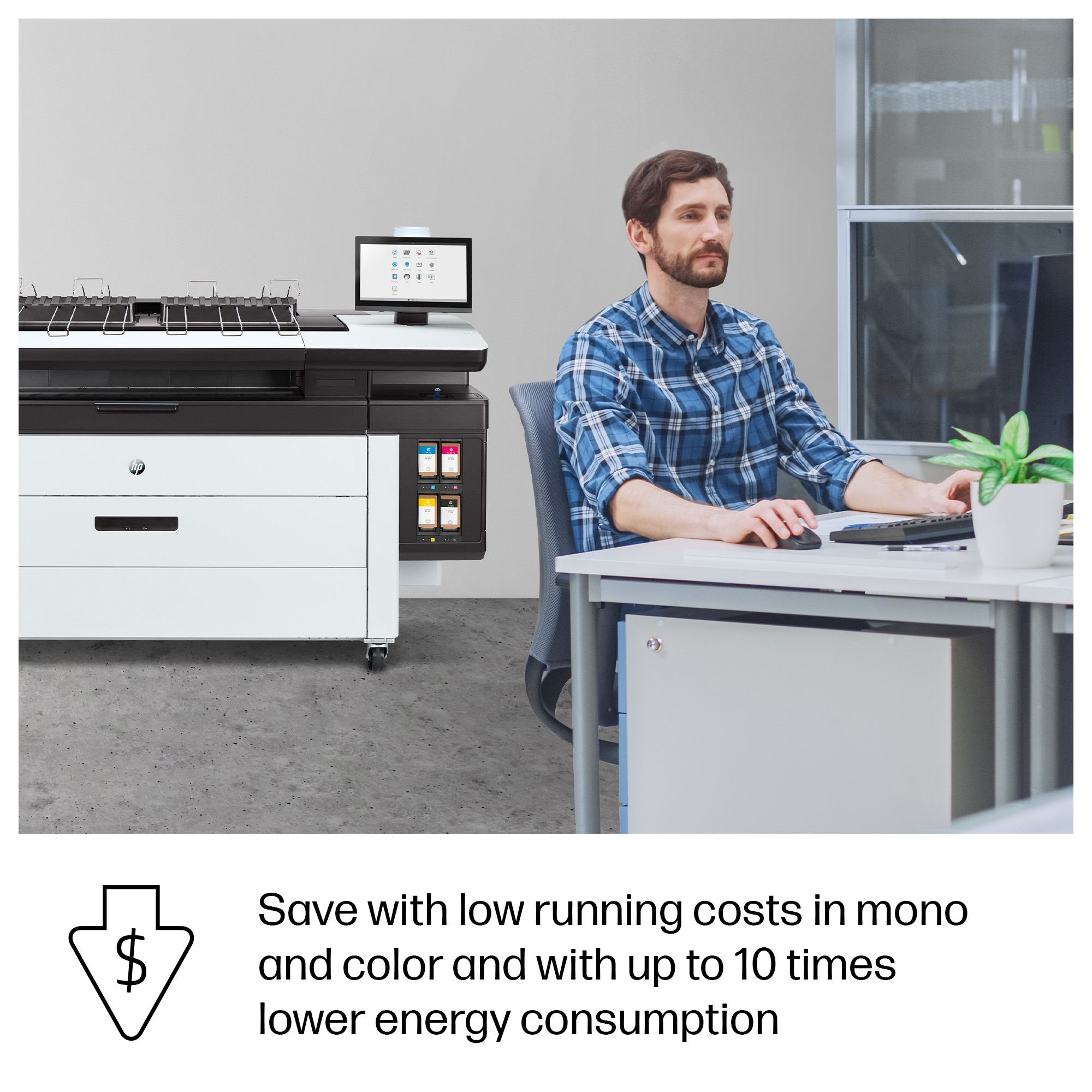 HP PageWide XL 4250 40-in Multifunction Printer with Top Stacker – image 6