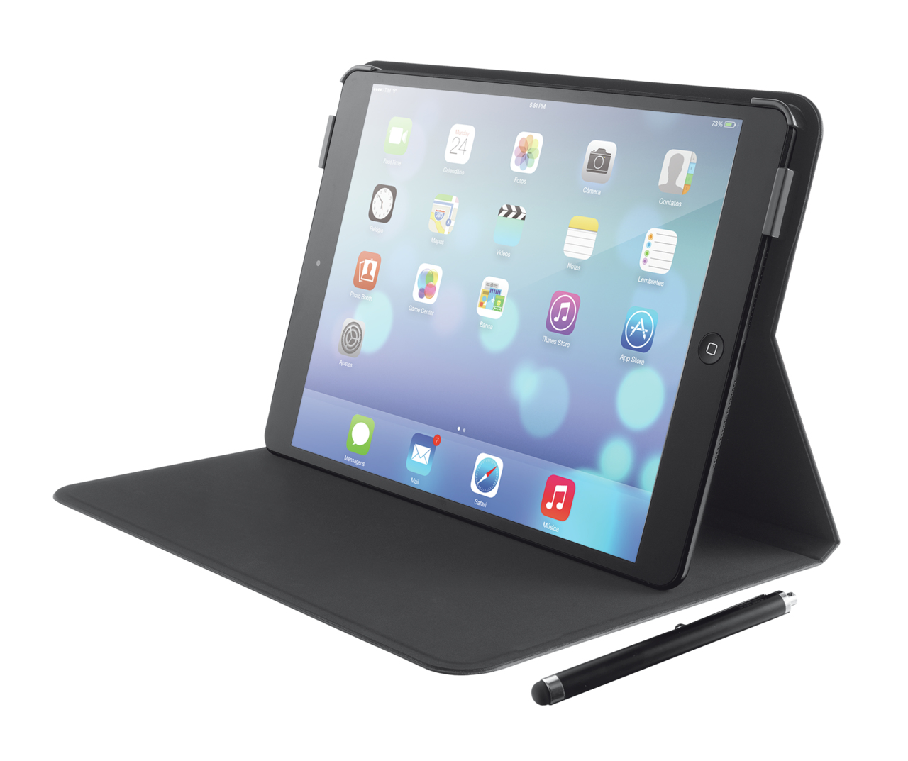 Trust 19545 tablet case Folio Black