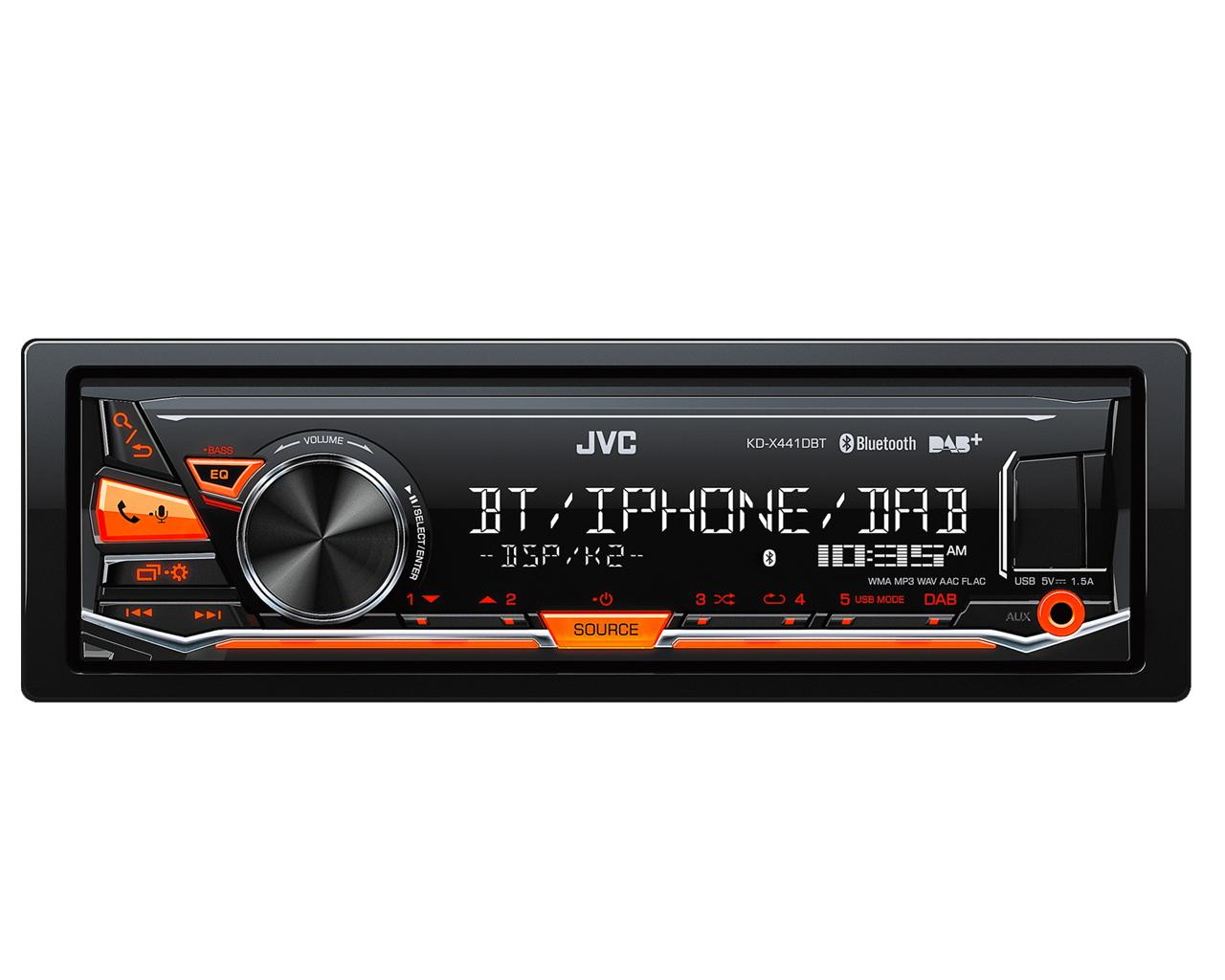 JVC KD-X441DBT car media receiver Black Bluetooth – image 4