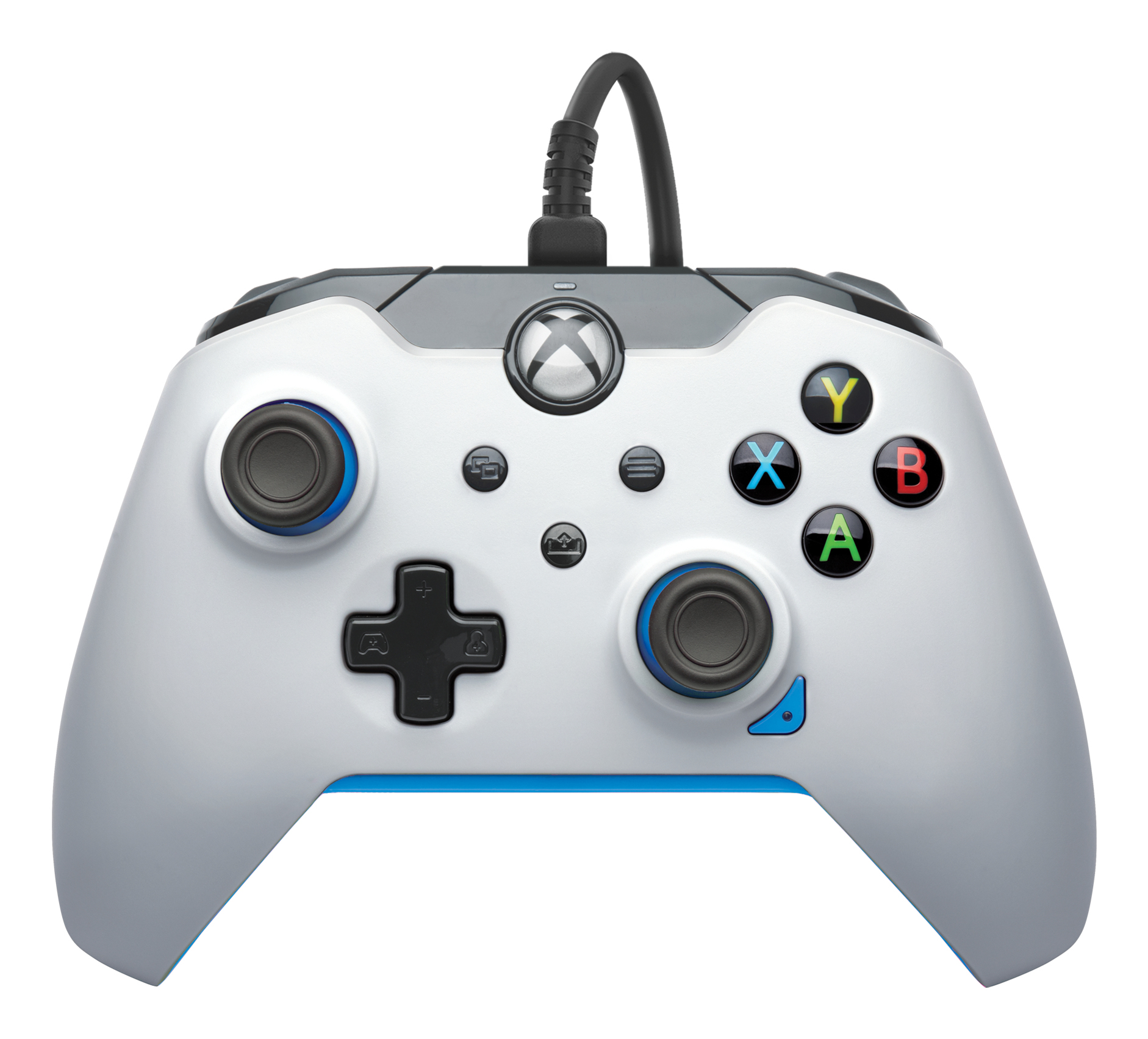 PDP Wired Controller: Ion White - Xbox Series X|S, Xbox One, Xbox, Windows 10/11 – image 1