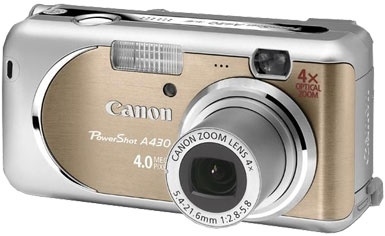 Canon PowerShot A430 Yellow
