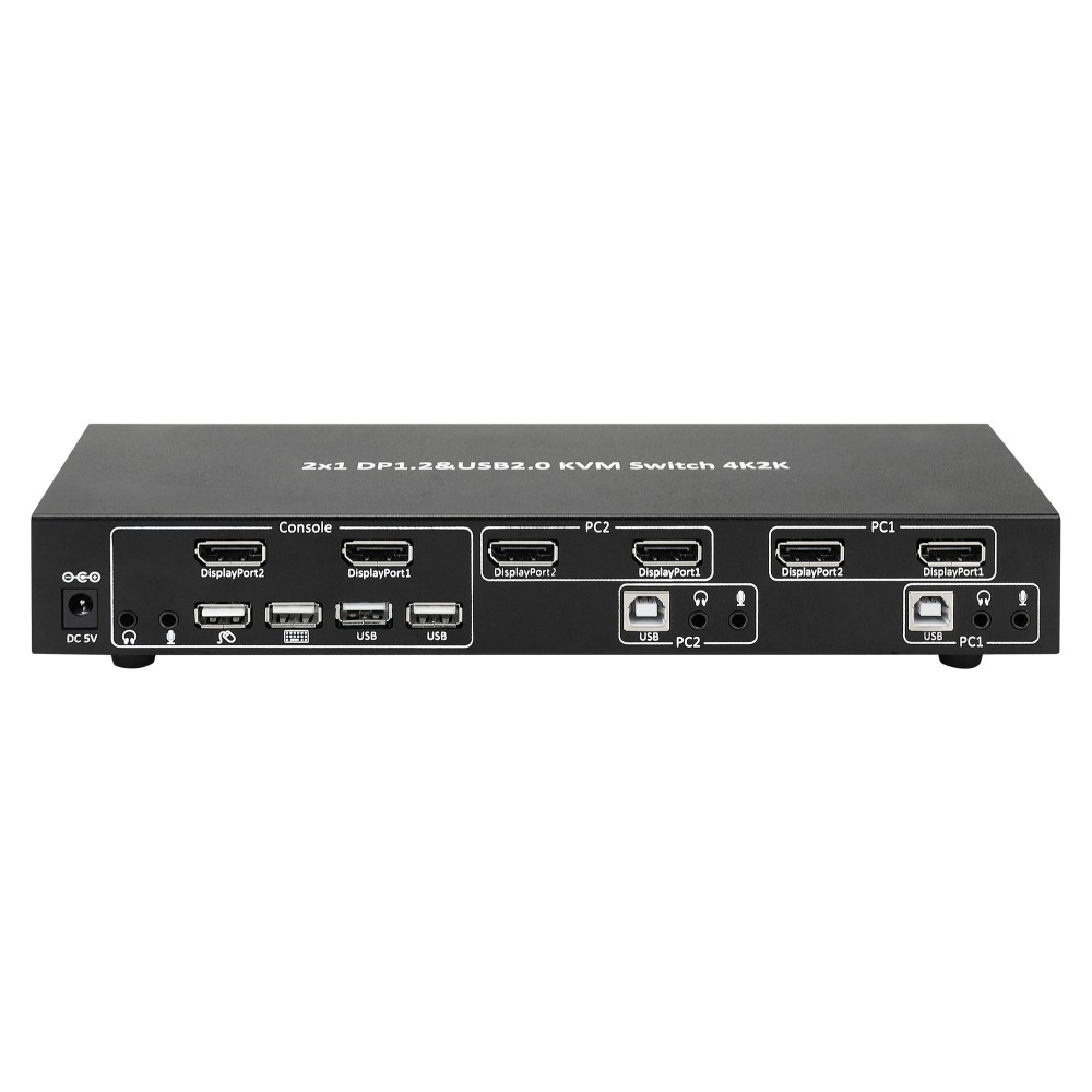 Techly IDATA DP-KVM2 – image 2