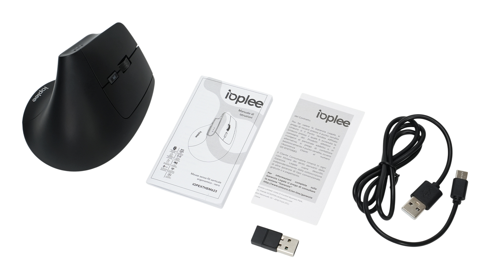 IOPLEE IOPEXTHEM623 mouse Universal Right-hand RF Wireless + Bluetooth 3200 DPI – image 5