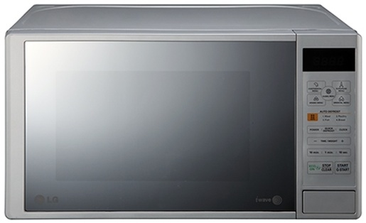 LG MS2043DAR microwave Silver Countertop