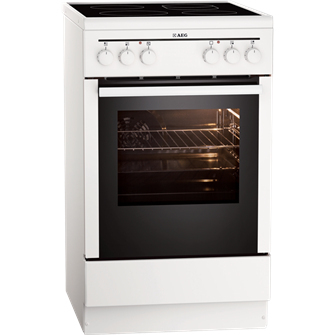 AEG 40045VD-WN Freestanding cooker Ceramic hob White