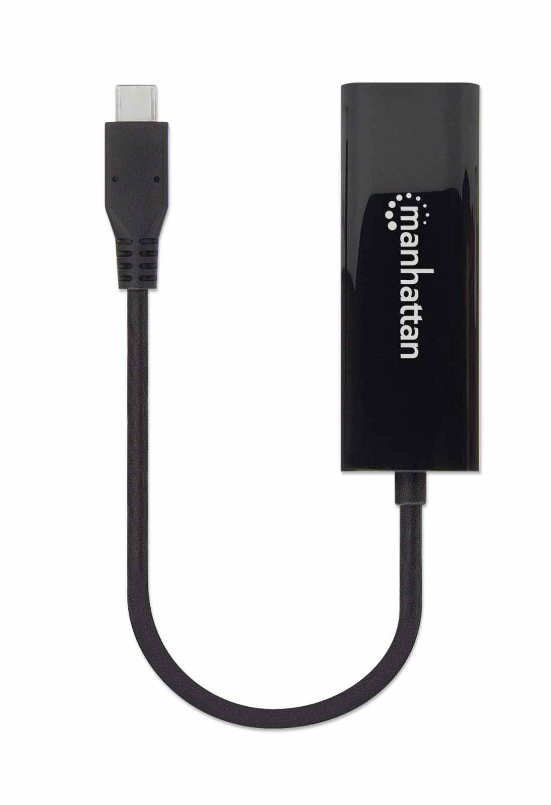 Manhattan USB-C to 2.5GBASE-T Gigabit (10/100/1000 Mbps & 2.5 Gbps) RJ45 Network Adapter, Multi-Gigabit Ethernet, Black, Three Year Warranty, Equivalent to US2G – image 5