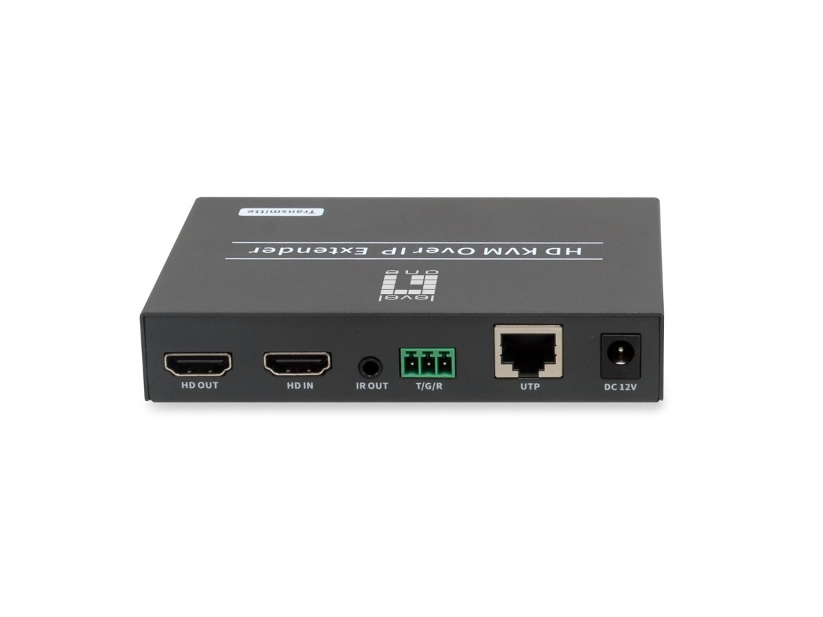 LevelOne HDMI über IP PoE Sender    USB-Mini         150m sw Netzwerkzubehör