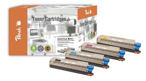 Peach PT337 toner cartridge 4 pc(s) Black, Cyan, Magenta, Yellow