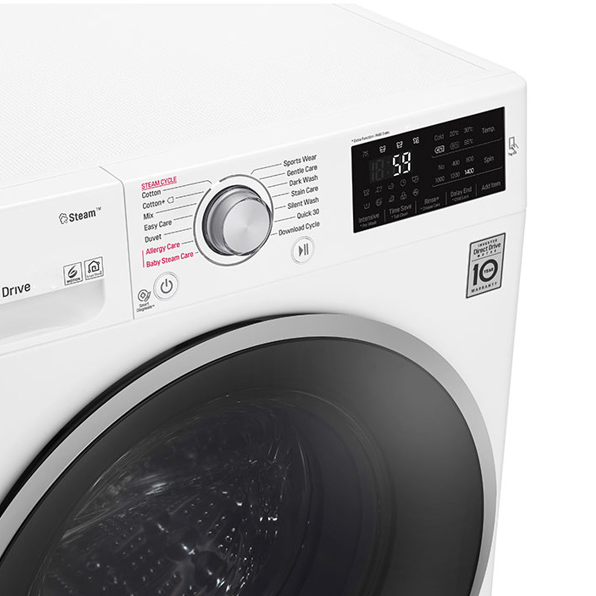 LG F4J7TY1W washing machine Front-load – image 8