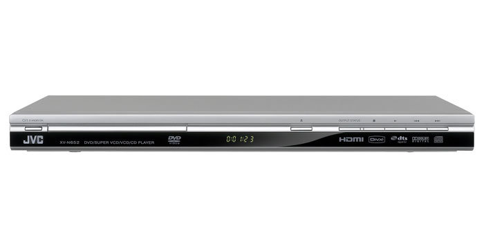 JVC XV-N652 DVD/Blu-Ray player DVD player Black, Silver
