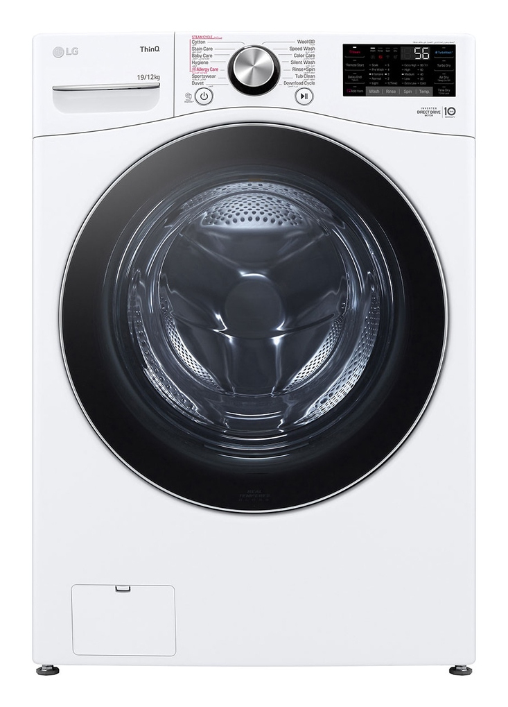 LG WS1912WHT washer dryer Freestanding Front-load White – image 1