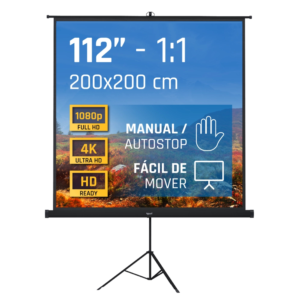 iggual PSITS200 projection screen 2.82 m (111") 1:1