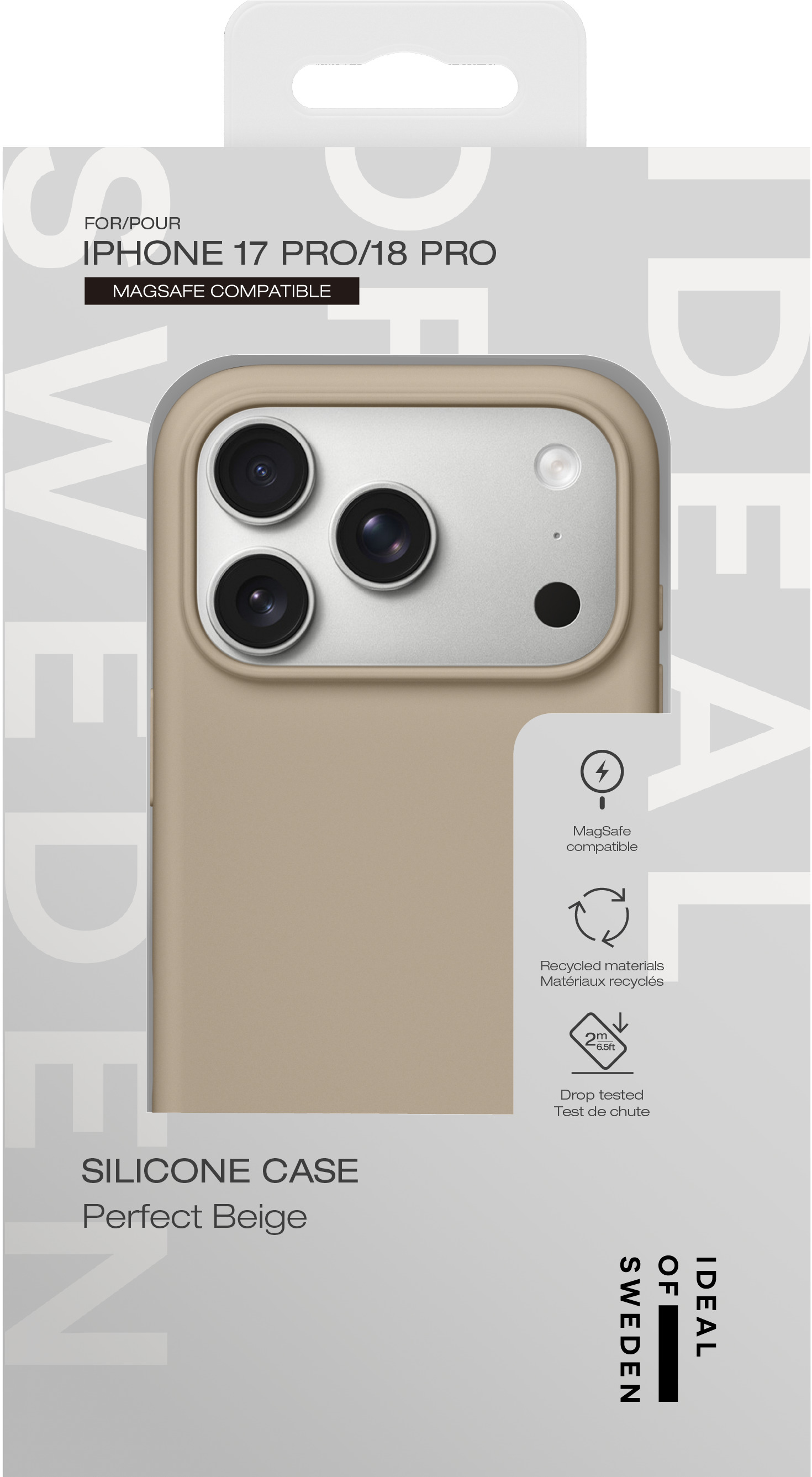iDeal of Sweden Silicone Case MagSafe iPhone 17 Pro / 18 Pro Perfect Beige – image 5