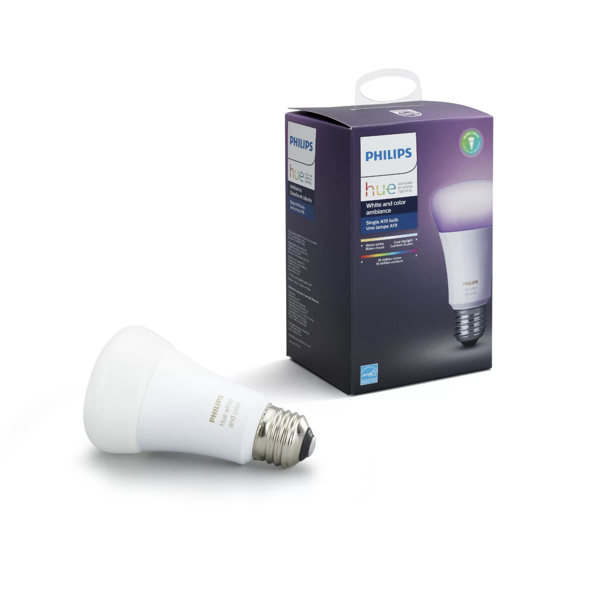 Philips by Signify Philips Hue White and colour ambience 046677530211 smart lighting Smart bulb Bluetooth/Zigbee