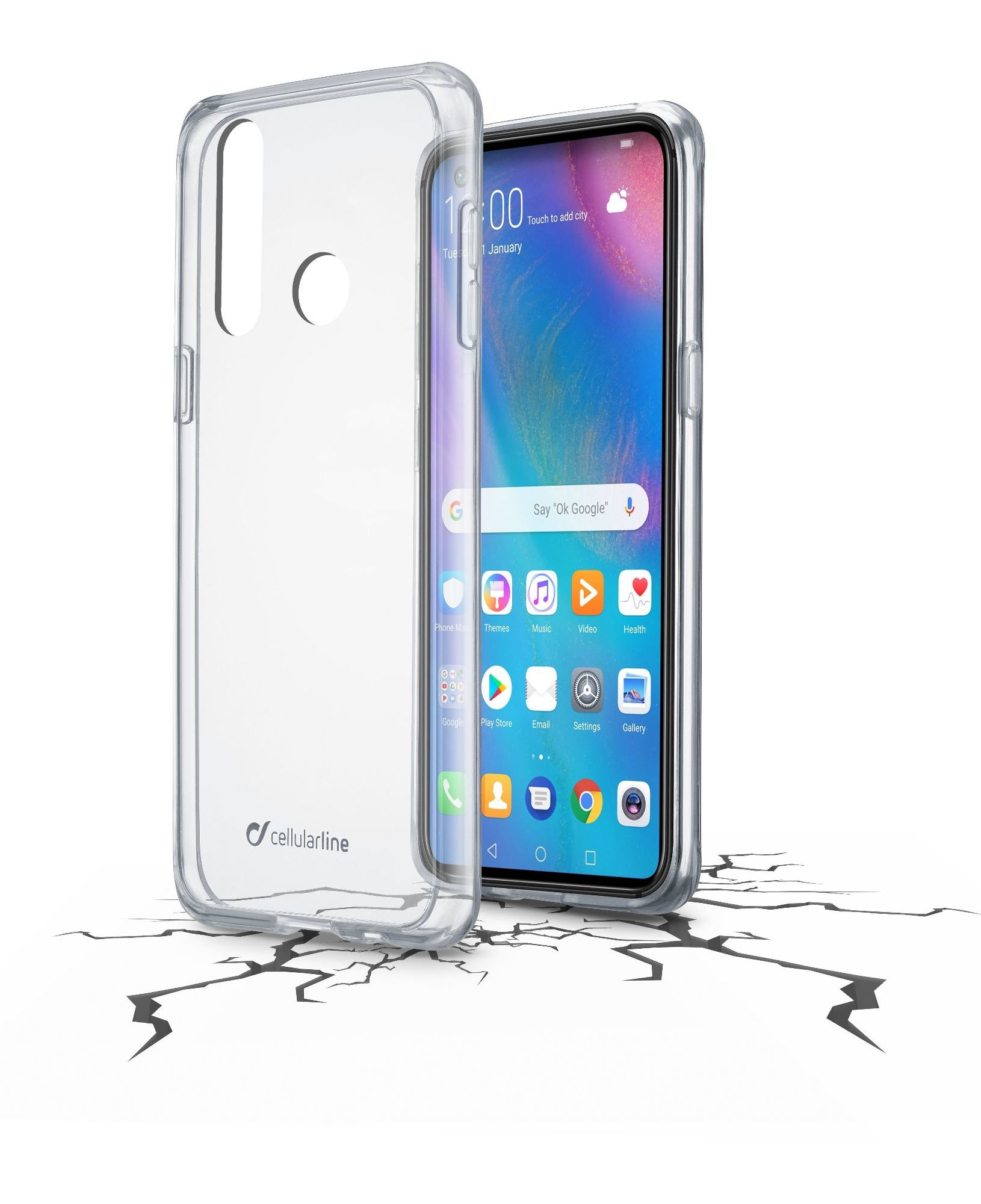 Cellularline Clear Duo - P30 Lite