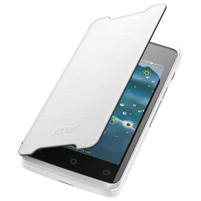 Acer Liquid Z200 Flip Cover White – image 1