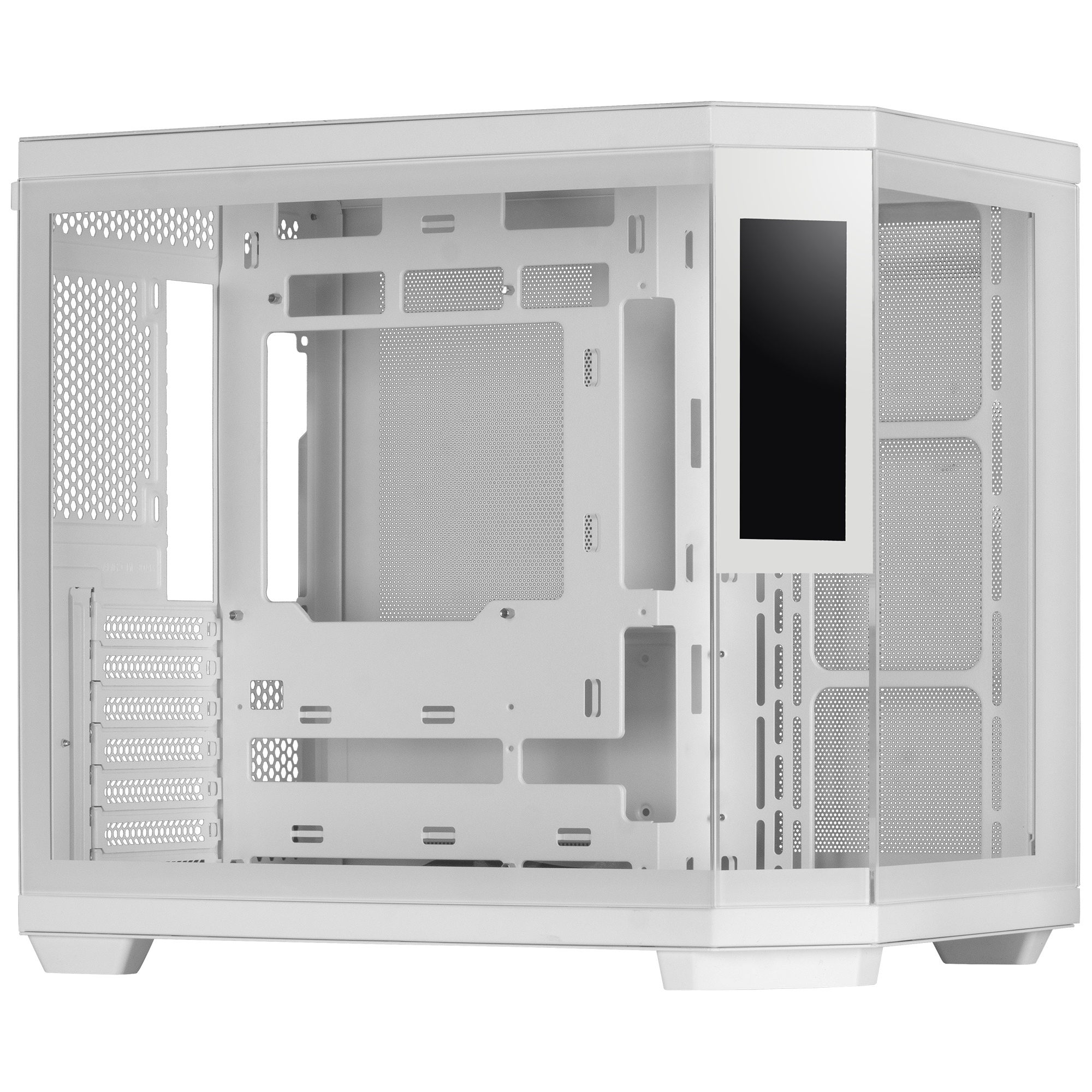 Mars Gaming MC3TCORELCDW computer case Midi Tower White – image 4