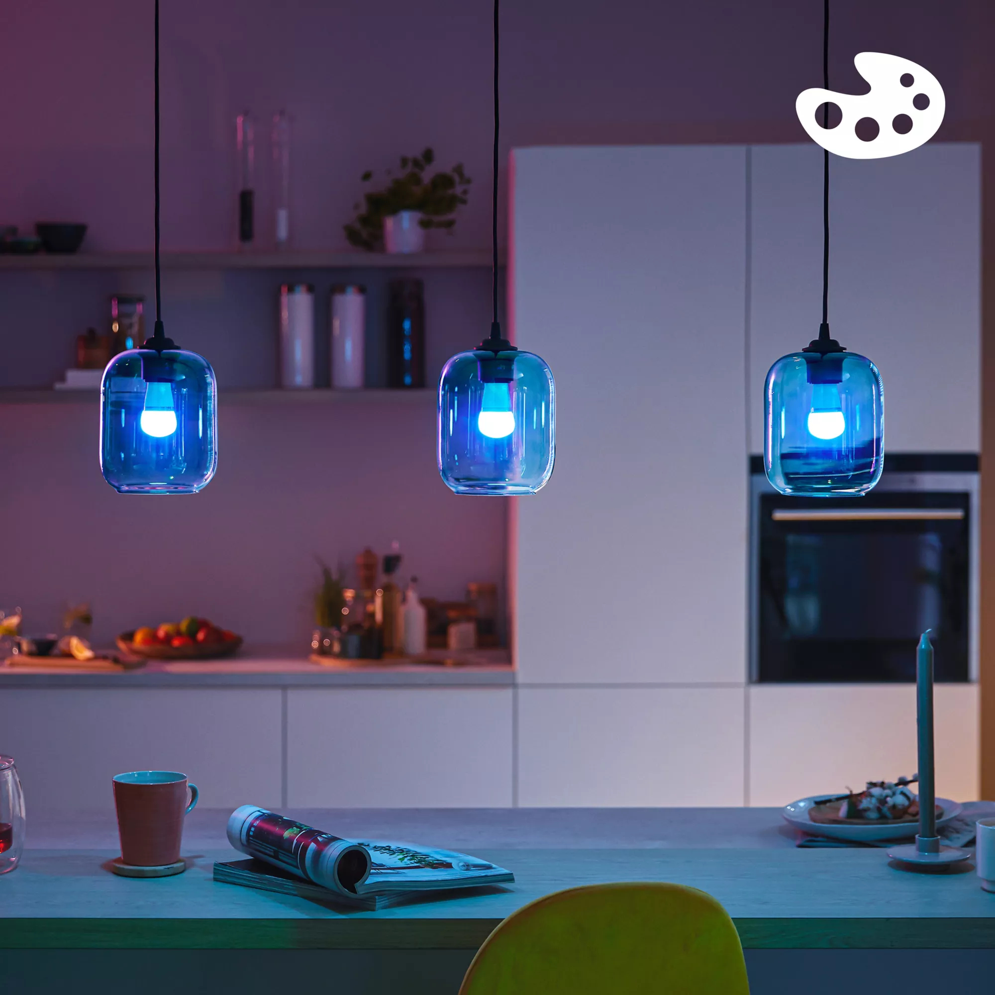 Philips by Signify Philips Smart LED RGB P45 Bulb, E27 Base, 470 lm – image 7
