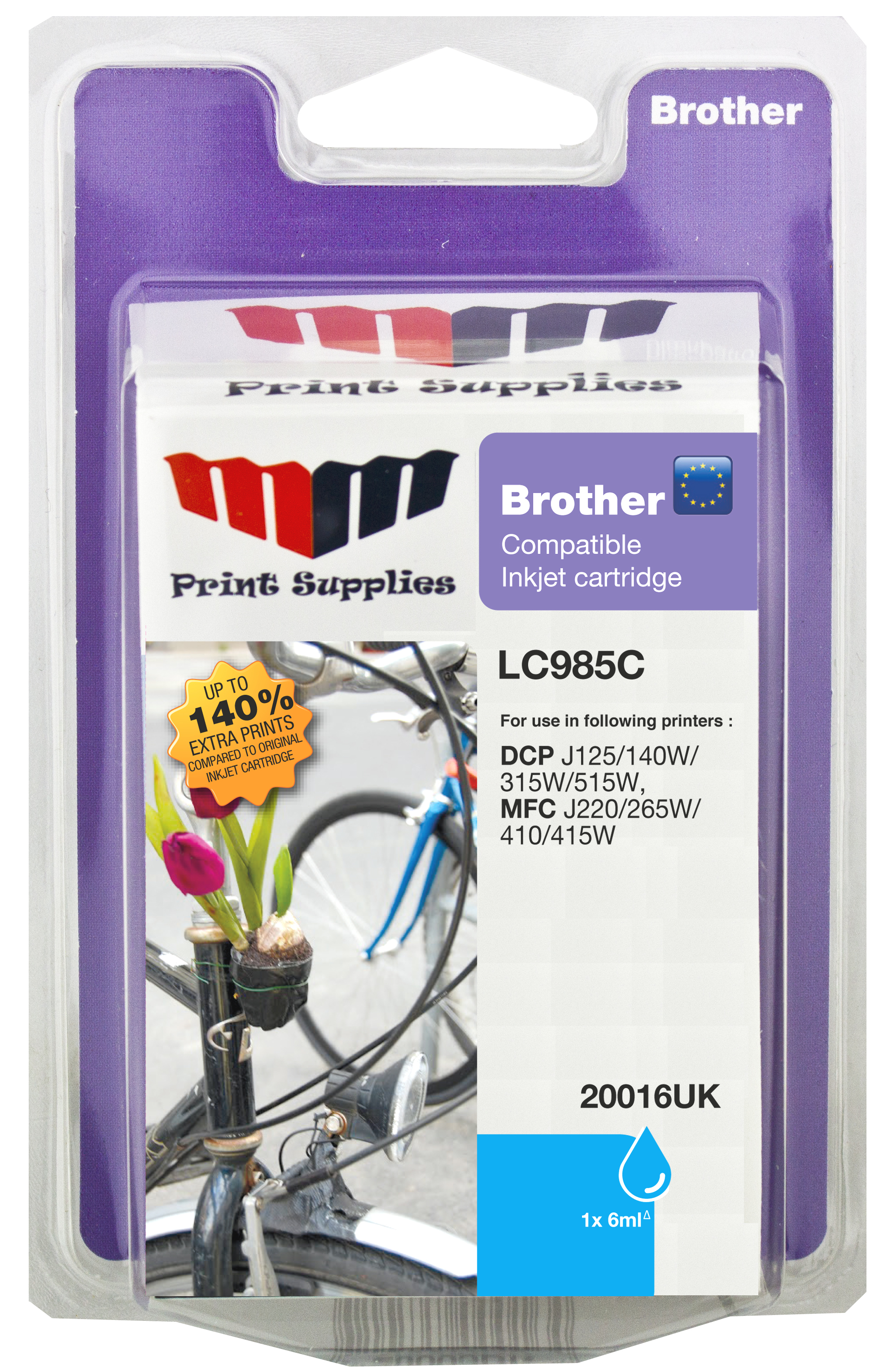MM 20016UK ink cartridge 1 pc(s) High (XL) Yield Cyan